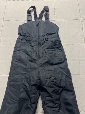 Athletech Black Kids Snow Bib Overalls